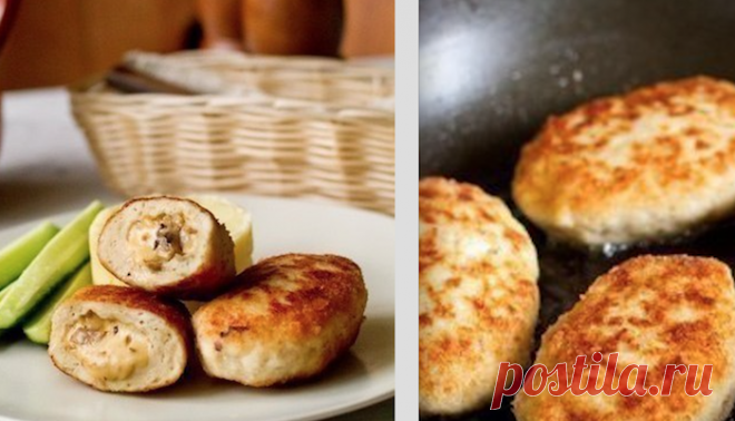Закатим пир на весь мир: Куриные котлеты с грибами и сыром Нежно и вкусно! Аромат на весь дом!