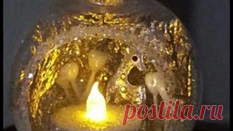DIY~Stunning & Inexpensive "Dancing LIghts" Faux Candle Ornament!