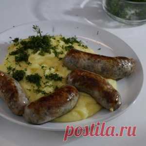 Самодельные рубленные колбаски