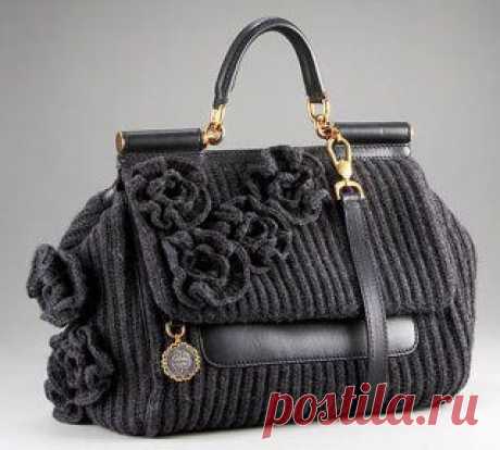 Olgaknits. Вязание на спицах и крючком!: Еще сумочки Dolce &amp; Gabbana.