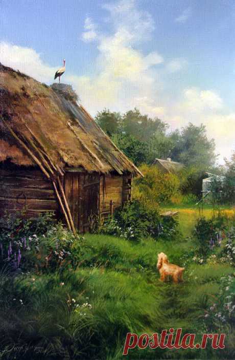 Любовь к природе и желание понять ее тайны... Художник Юшкевич Виктор Викторович.