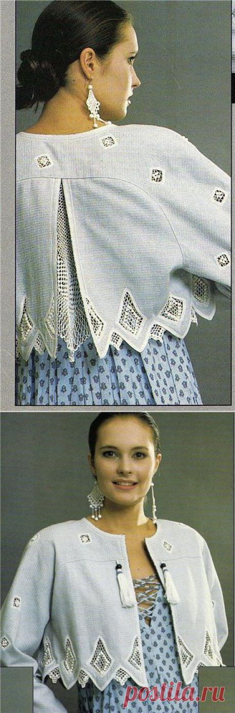 Комбинируем: ткань + вязание. Идеи + схемы