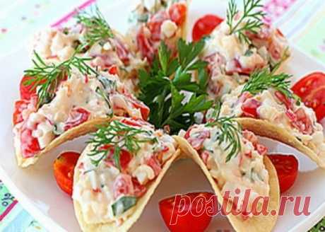 Как приготовить самую быструю и простую новогоднюю закуску на чипсах :: Кулинарные рецепты :: KakProsto.ru: как просто сделать всё
