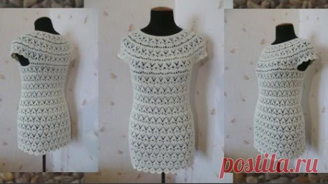 Платье крючком 