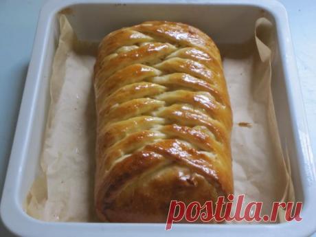 Весенний пирог с ревенем и белым шоколадом фото рецепт приготовления