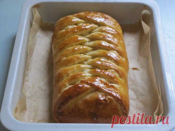 Весенний пирог с ревенем и белым шоколадом фото рецепт приготовления