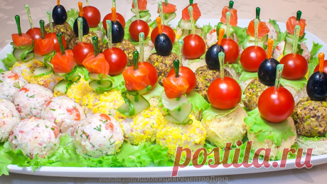 Праздничная закуска «Новогодняя» 3 вкусных рецепта