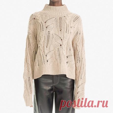 Новая схема вязания уже знакомого вам узора — джемпер Нэйкед Кэшмир | Вяжем вместе! | Дзен