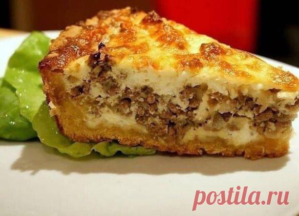 ⠀
Вceгo 15 минyт: заливнoй мясной пирoг.