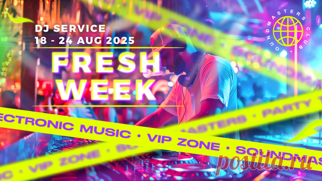 VIP - Fresh Week DJ Service 18 - 24 August 2025 | DJ | SoundMasters | Service