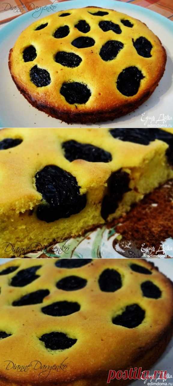 "Правильный" немецкий рассыпчатый пирог с черносливом - на скорую руку | Четыре вкуса