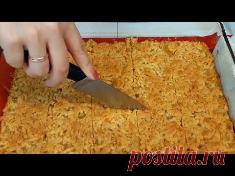 К чаю за считанные минуты! Пирожное из самых простых и доступных продуктов