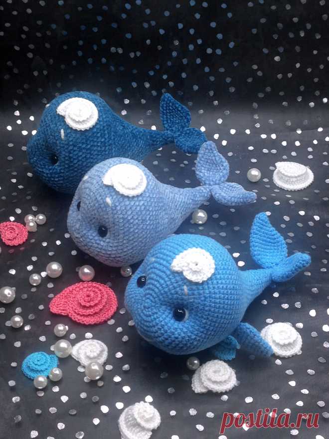 PDF Китёнок Кит и дельфинчик Дели крючком. FREE crochet pattern; Аmigurumi animal patterns. Амигуруми схемы и описания на русском. Вязаные игрушки и поделки своими руками #amimore - кит, дельфин.