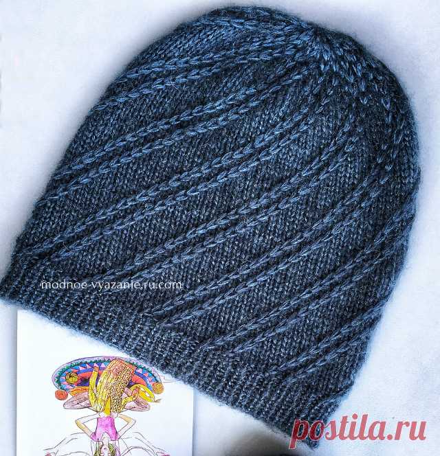 ШАПОЧКА СЕРПАНТИН ОТ SPIDER_KNIT.