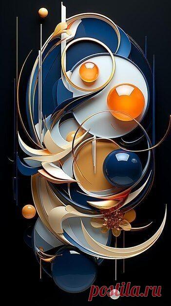 Пин на доске абстракция