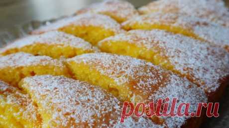Лимонный пирог-кекс! Палочка-выручалочка для любой хозяйки! — Кулинарная книга - рецепты с фото