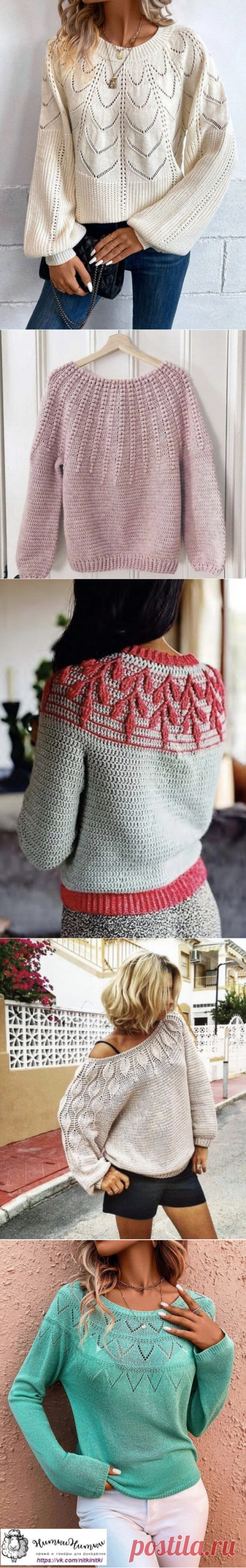 Очаровательные круглые кокетки. Идеи и схемы. | Вяжем вместе - вяжем стильно. | Дзен
