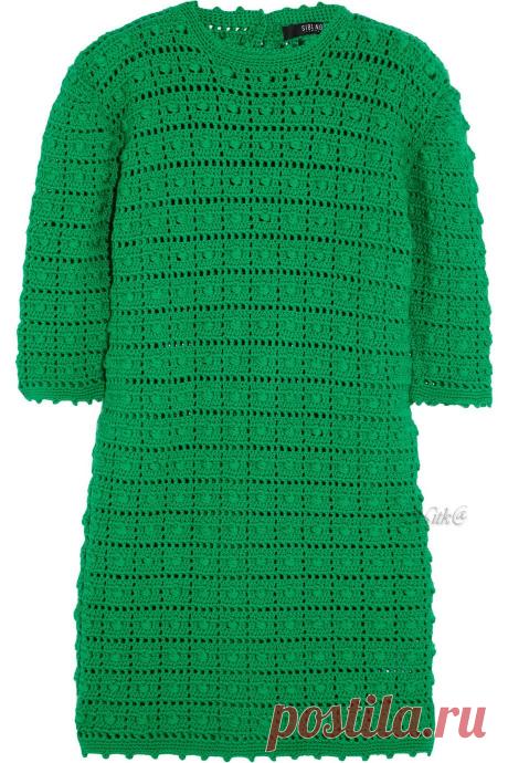 Шишечки в ряд - элегантный наряд. Платье, жакет крючком. ( версия Страны Мам) - Вяжем вместе он-лайн - Страна Мам