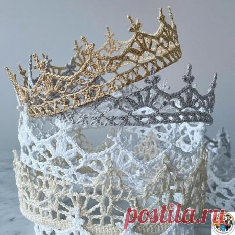 Интересная корона для новогоднего торжества