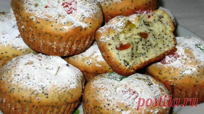 Вкусный рецепт кексиков за 5 минут