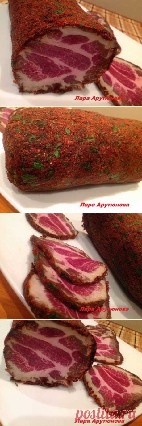 Сыро-вяленое мясо. Почти бастурма.