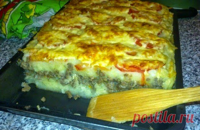Вкусные рецепты: Картофельная запеканка с фаршем