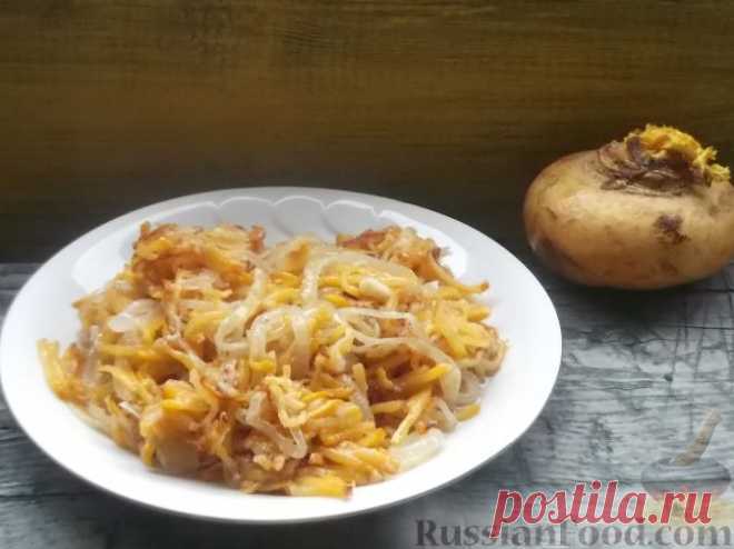 Рецепт: Жареная репа с луком на RussianFood.com