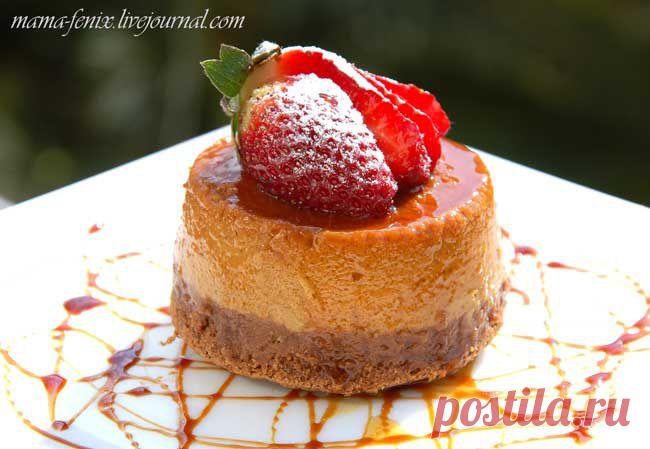 Если веришь, сказка оживет... - Кофейно-карамельный бизкофлан.