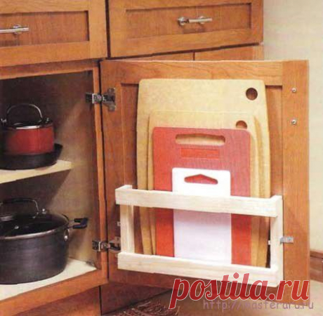 Разделочные доски: удобно храним, эффектно украшаем | Своими руками