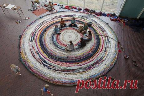 Коврики из кос Braided Rugs: теплый привет от канадских бабушек - Ярмарка Мастеров - ручная работа, handmade