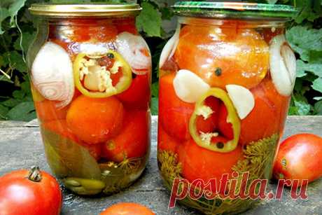 Помидоры маринованные с лимонной кислотой