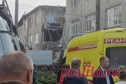 Появилось новое видео с места обрушения здания в российском городе