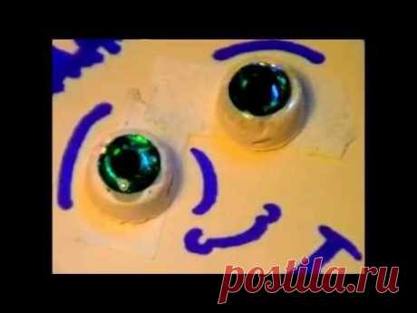 мастер класс КУКОЛЬНЫЕ ГЛАЗКИ ИЗ ПАЙЕТОК!!!!!!!!!!