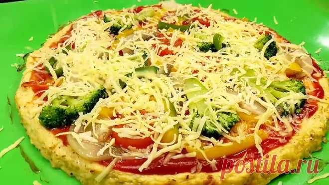 Едим такую ПИЦЦУ даже вечером. БЕЗ МУКИ. Сочная и очень вкусная.