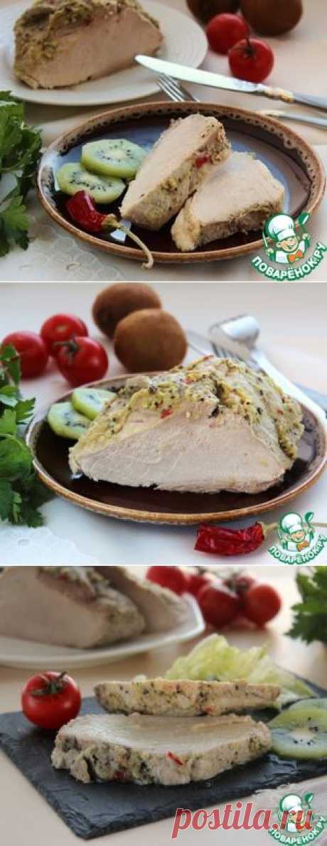 Мясо, запеченное с киви - кулинарный рецепт