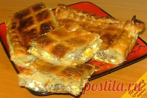 Пирог из рыбных консервов (рецепт) — Кулинарный портал Печенюка