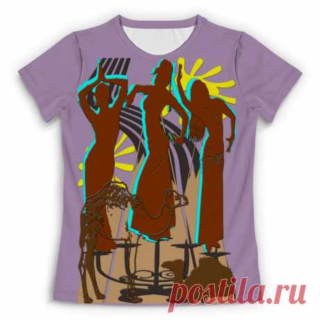 Футболка с полной запечаткой (Женская) &quot;Восточные танцовщицы.&quot; от Printissimo - Printio