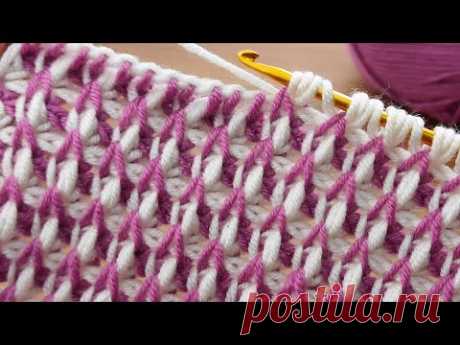 Amazing👌 * Super Easy Tunisian Crochet Baby Blanket For Beginners online Tutorial * #Tunisian
