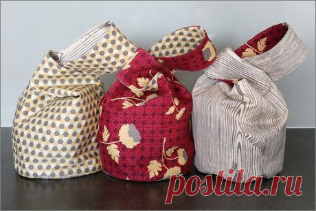Japanese Knot Bag. ~ DIY Tutorial Ideas!