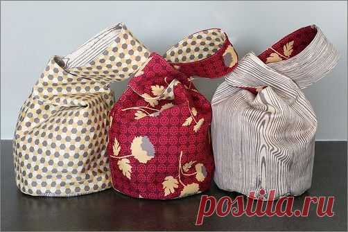 Japanese Knot Bag. ~ DIY Tutorial Ideas!