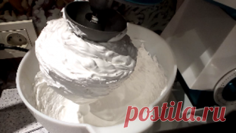 Белково-заварной крем для украшения