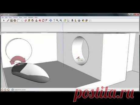 Уроки по SketchUp 8. Для начинающих. Урок 1
