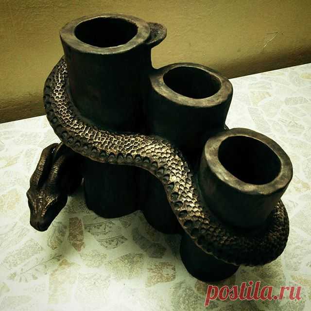 #керамика #молочение #золото #эффект #дракон #подсвечник #подснежники #とら #dragon #ceramics #ceramic #beautiful #きれい #すばらしい #gold #golddragon