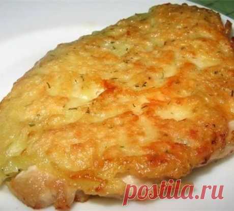 Куриные отбивные с сыром
