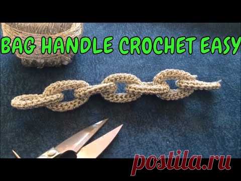 BAG HANDLE CROCHET -36- ÇANTA SAPI YAPIMI -36 -HALKALI ÇANTA SAPI YAPIMI