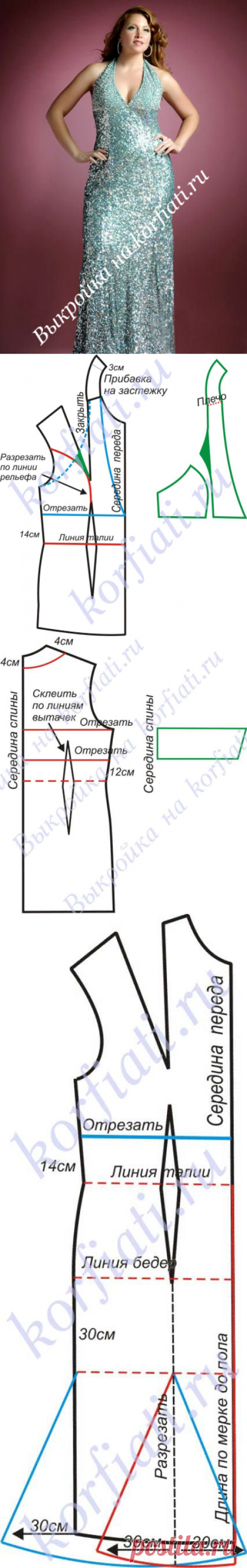 Модели платьев для полных от Анастасии Корфиати