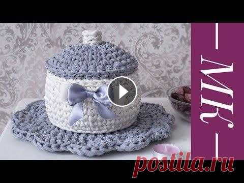 Вяжем корзинку крючком из трикотажной пряжи Пряжа из видео: Промокод на СКИДКУ 5%: 1318 Вязание круглого дна: Спасибо за ваш просмотр и активность! Подписывайтесь на канал, жмите на колокольчик,...
