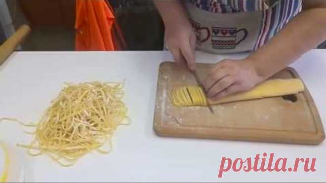 Домашняя казачья лапша на желтках