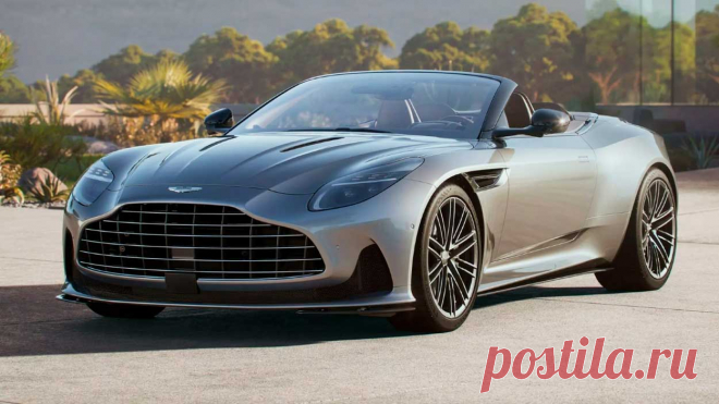Aston Martin DB12 Volante 2024: фото, салон, комплектация