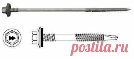 Саморез   Саморез  'HARPOON' HSP3-R  5,5/6,3x230
